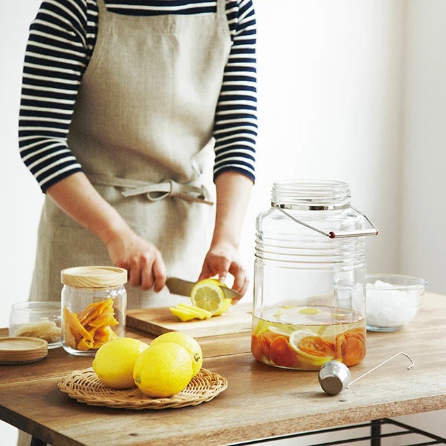 ADERIA アデリアレトロ 貯蔵びん 1L 1000ml 日本製 レトロ 昭和 昭和