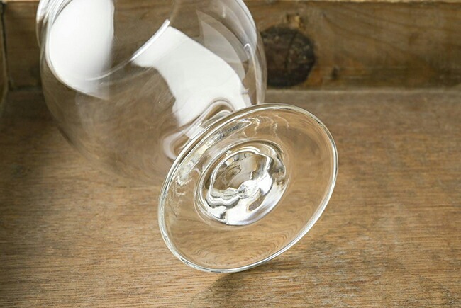 気取りすぎない♪丸いステムグラス(大) 高さ 14cm 24193445 ワイン