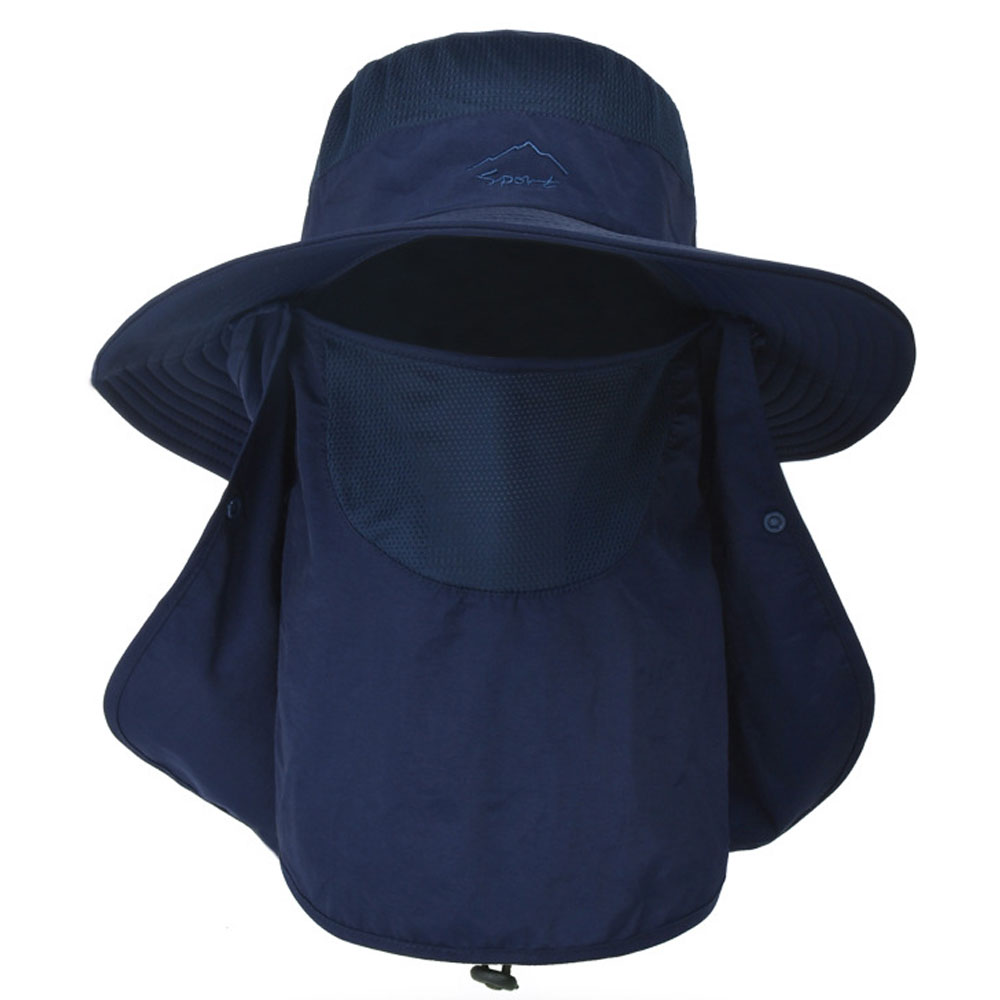日よけ 帽子 メンズ レディース サファリハット 農作業 UVカット帽子 紫外線対策 熱中症対策 フェイスマスク アウトドア 釣り キャップ 日よけ帽子 y4｜senastyle｜05
