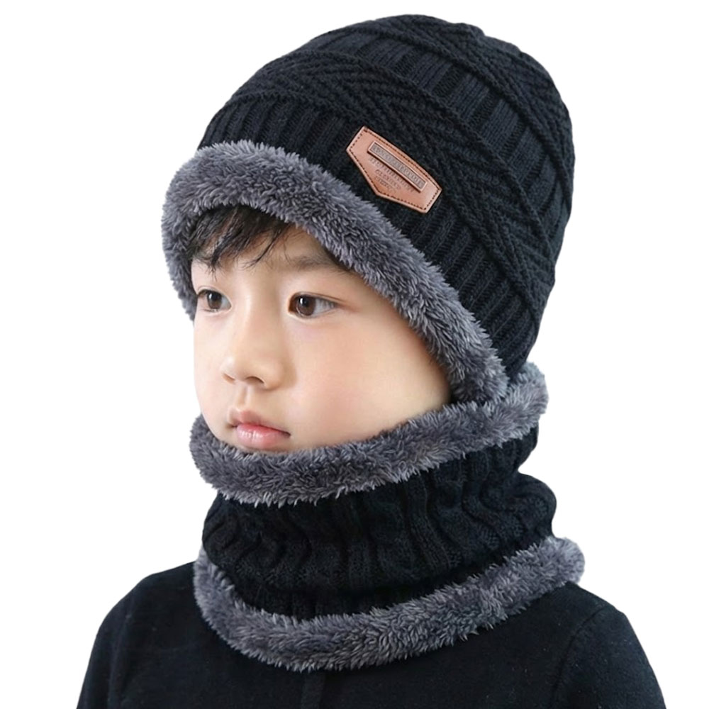 ニット帽 キッズ 男の子 女の子 ネックウォーマー フード おしゃれ 子ども用ニット帽子 キッズネックウォーマー ニットキャップ マフラー ジュニア 子供 y4 |  | 02