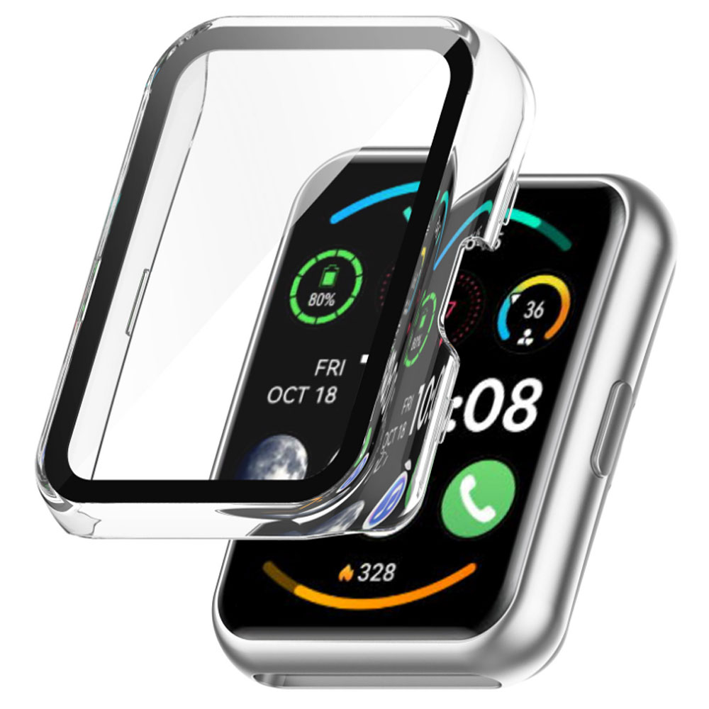 Huawei Watch Fit2 ケース ハードケース 強化ガラス ファーウェイフィット2ケース カバー クリアケース スマートウォッチケース フレーム一体型 y1｜senastyle｜02