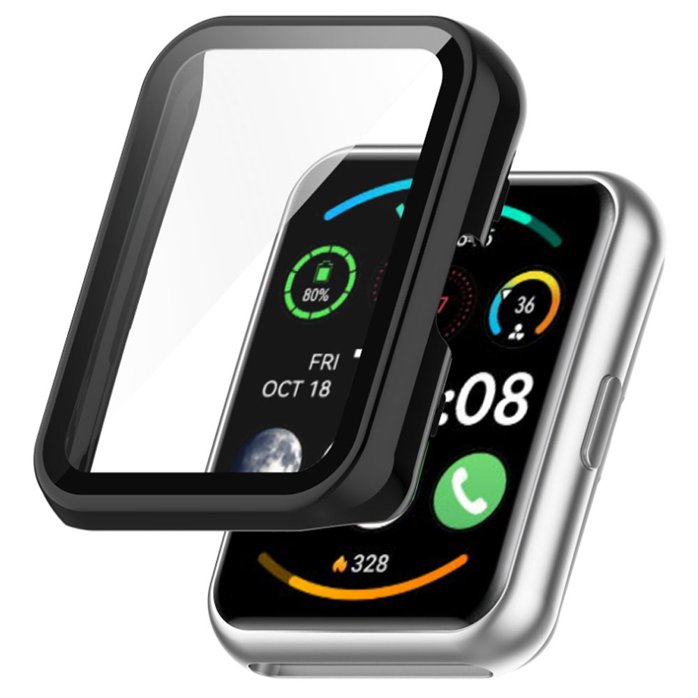 Huawei Watch Fit2 ケース ハードケース 強化ガラス ファーウェイフィット2ケース カバー クリアケース スマートウォッチケース フレーム一体型 y1｜senastyle｜03