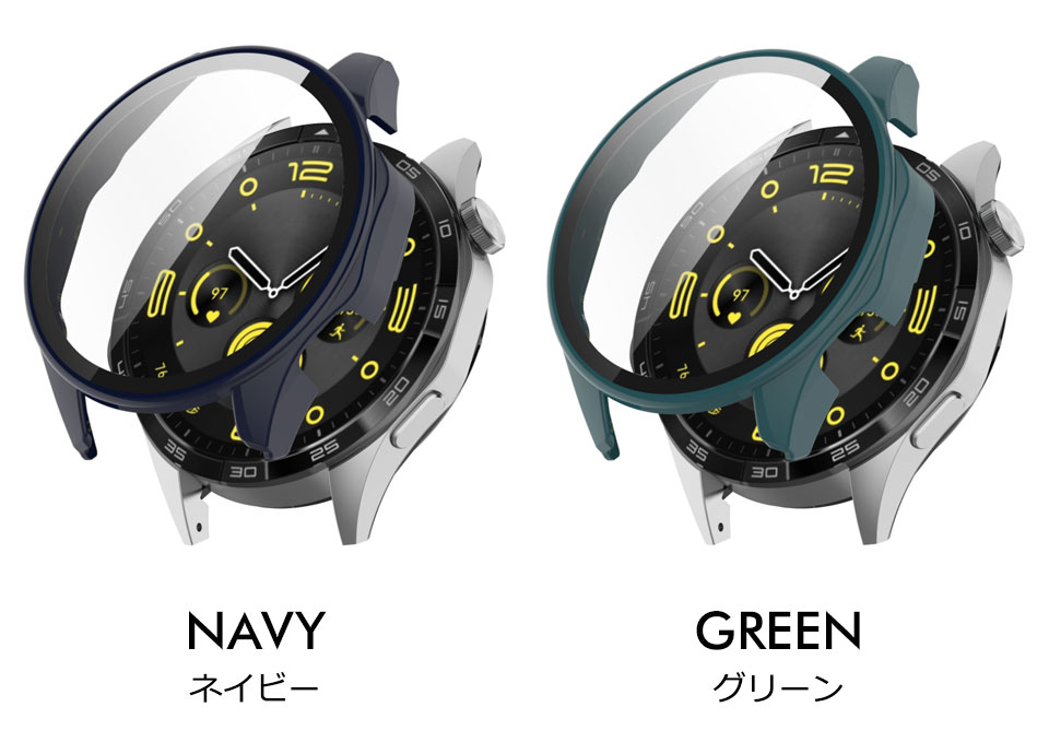 Huawei watch gt4 ケース 46mm 41mm フィルム一体型ケース カバー 画面