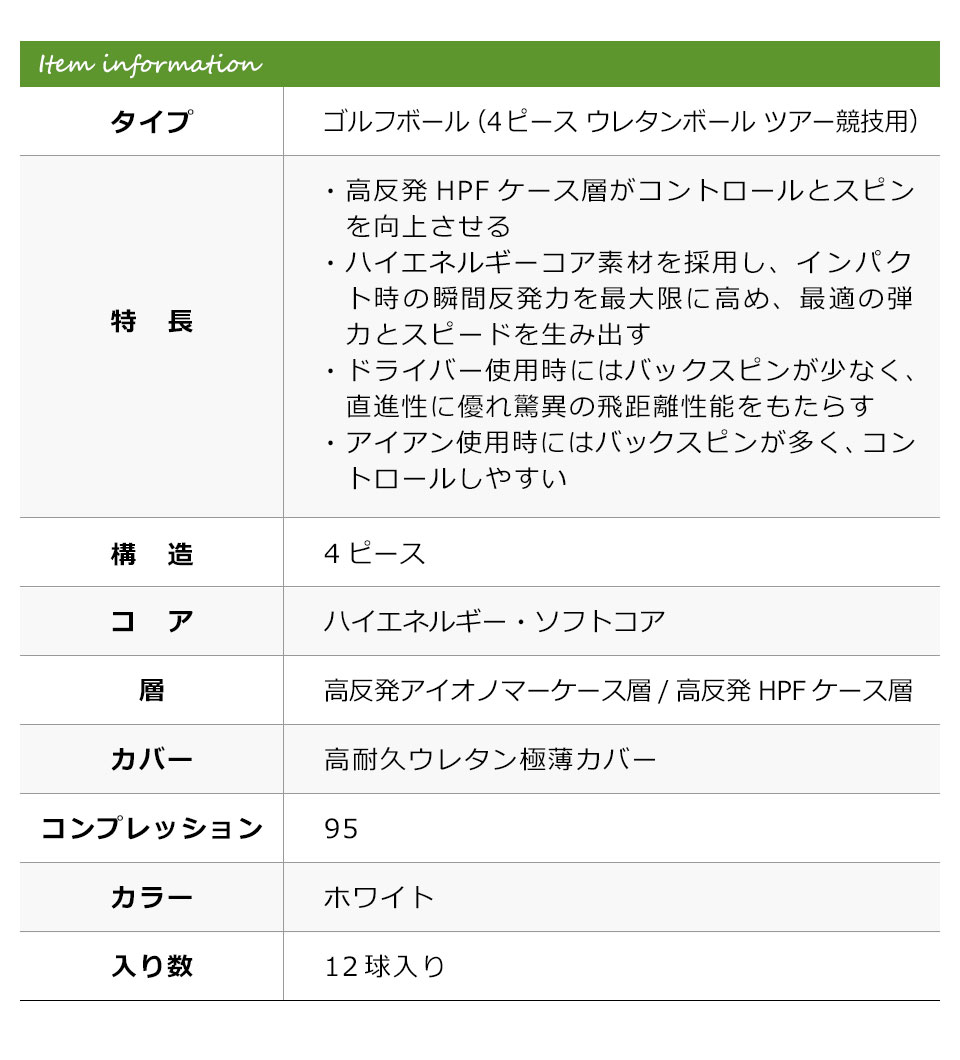 TBE V7 飛び衛門 ゴルフボール TOBIEMON 飛衛門 ゴルフボール R&A公認球 4ピース ウレタンボール ツアー競技用ボール 12個入り  宅G