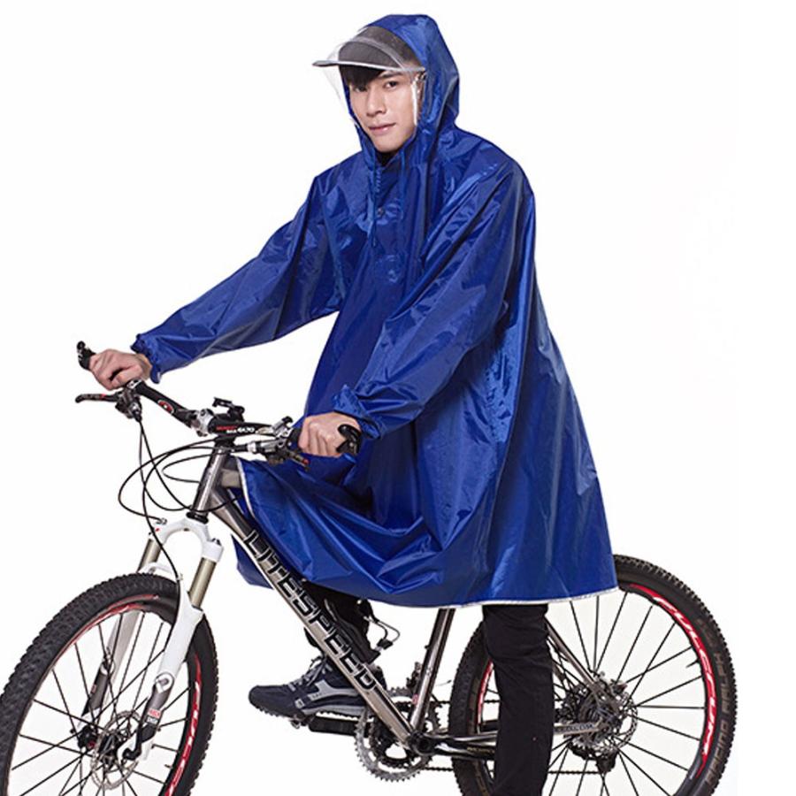 レインコート 自転車 リュック ポンチョ ママ 防水 リュック対応 通学 レディース メンズ サンバイザー カッパ 雨具 自転車 ロング丈 y6