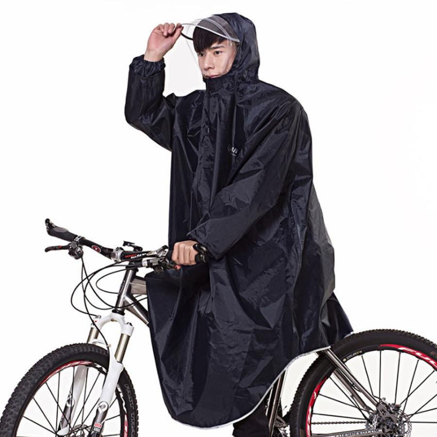 大切な人へのギフト探しレインコート 自転車 リュック ポンチョ ママ 防水 リュック対応 通学 レディース メンズ サンバイザー カッパ 雨具 自転車 ロング丈 y6