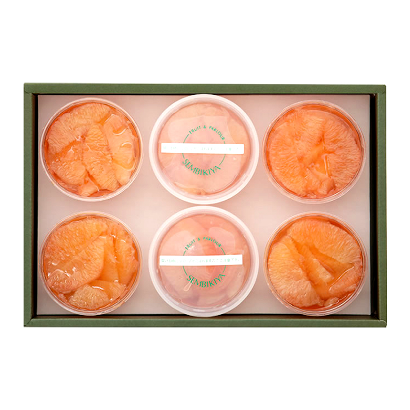 千疋屋 ギフト 自家製グレープフルーツセクション6個入 京橋千疋屋