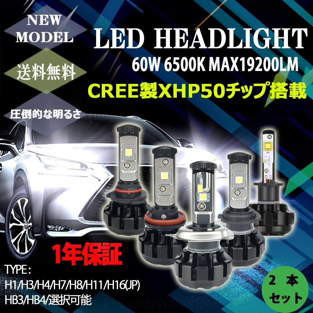 e-auto fun LEDヘッドライト フォグランプ H4 Hi/Lo H7 H8/H11