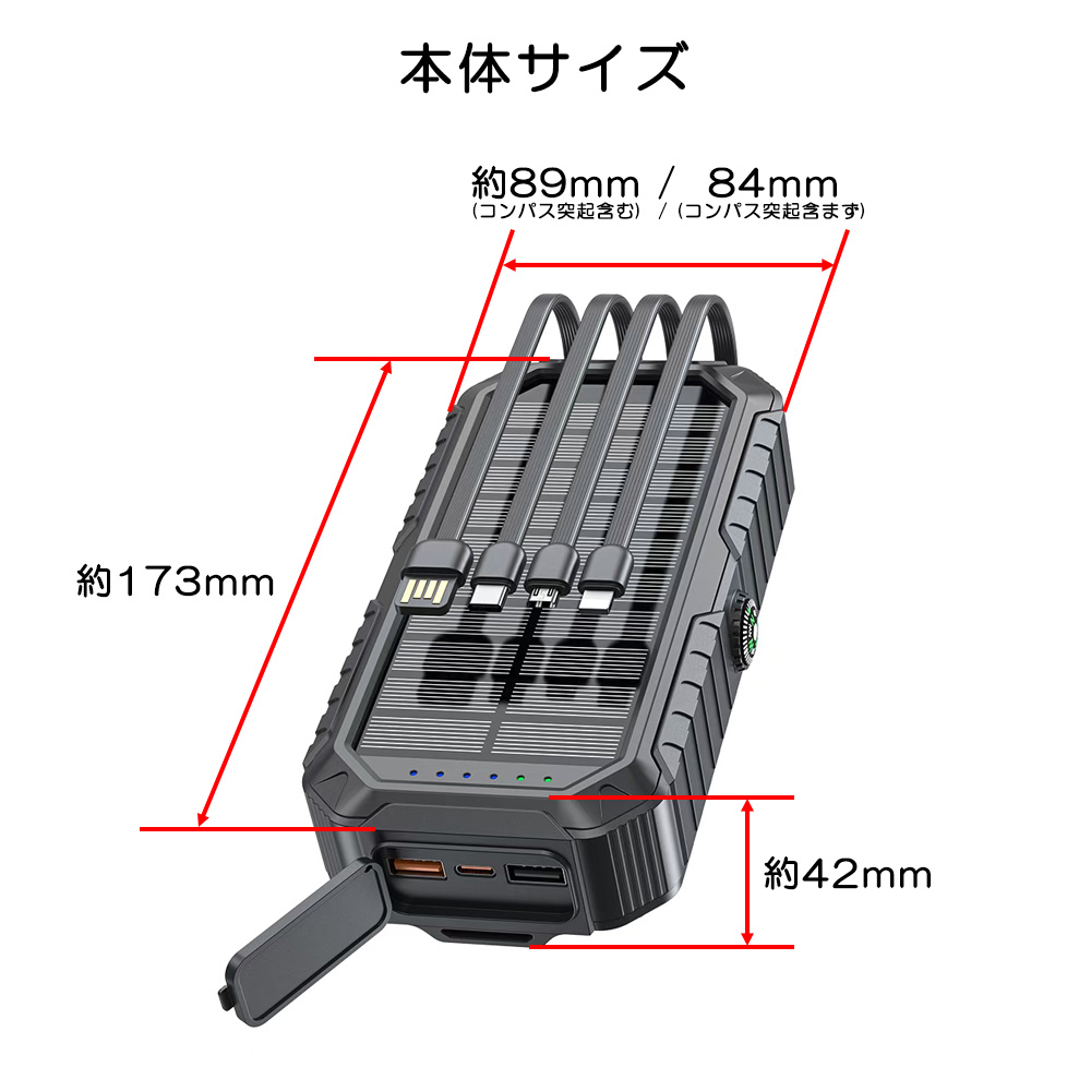 Life Ideas モバイルバッテリー 20000mAh 最大6台同時充電 急速充電