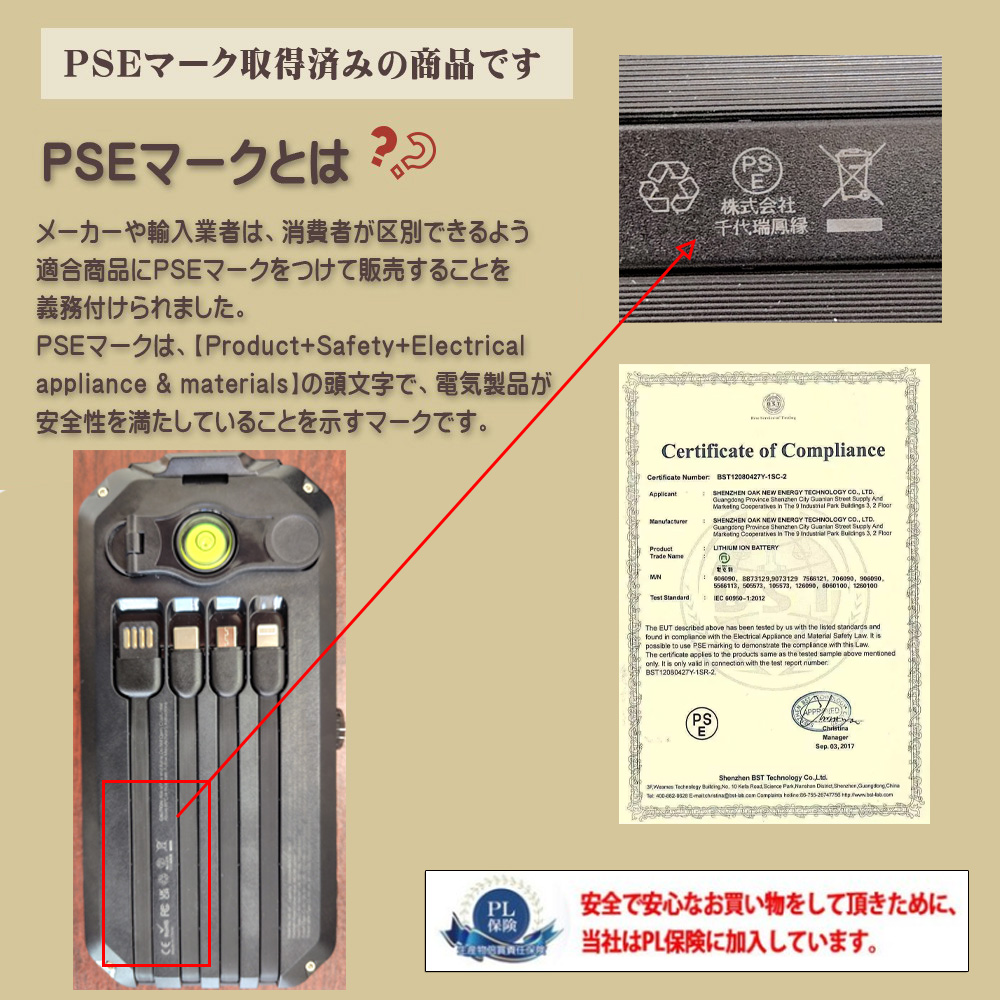 Life Ideas モバイルバッテリー 20000mAh 最大6台同時充電 急速充電