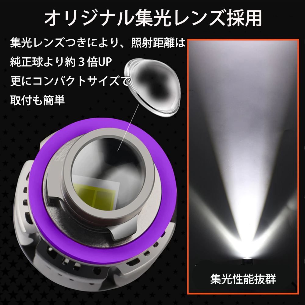 e-auto fun 業界初 スポットフォグランプ プロジェクターレンズ