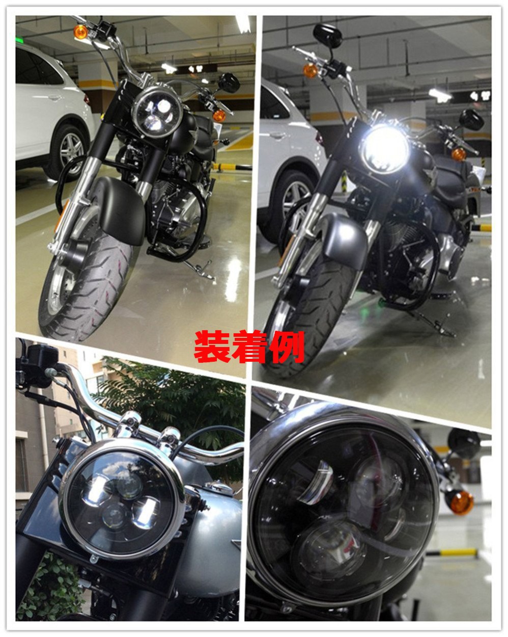 バイク LEDヘッドライト HarleyDavidsonハーレー ダビッドソン 最新型