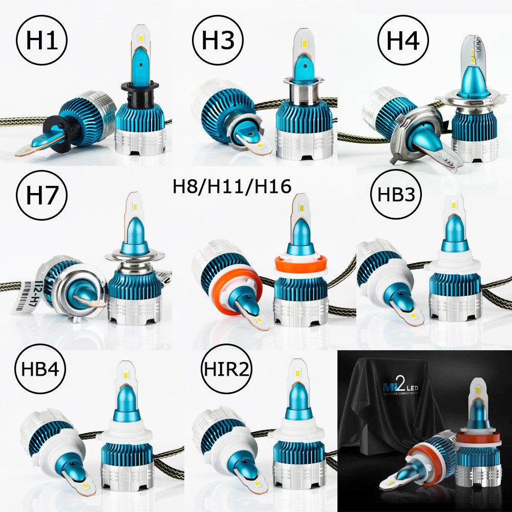 e-auto fun LEDヘッドライト MI2 フォグランプ H4 H1 H3 H7 H8/H11/H16