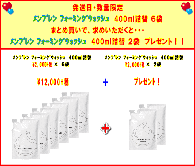 新規購入 Cac化粧品 Cac 送料無料 数量 発送日限定 メンブレンフォーミングウォッシュ400mlパウチ6袋で2袋プレゼント 初回限定 Www Gran Gusto It 新規購入 Cac化粧品 Cac 送料無料 数量 発送日限定 メンブレンフォーミングウォッシュ400mlパウチ6袋で2袋プレゼント 初回限定 Www Gran Gusto It