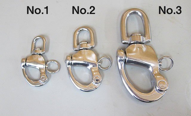 ステンレス製 スナップシャックル No.2 [AK1161] : せんぐ屋 - 通販