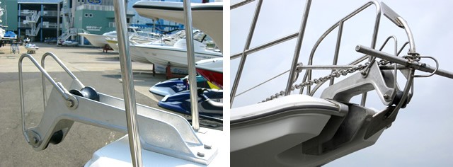 2段ローラー LW-70（SUSガイド付） アンカーローラー : せんぐ屋