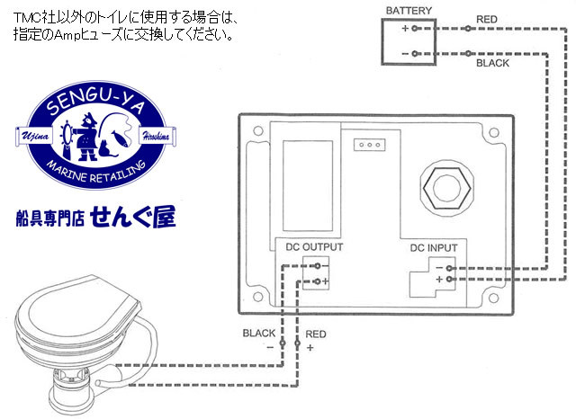 TMC電動マリントイレ用オートスイッチ　(kbm)