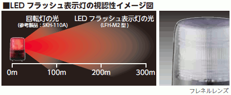 パトライト】 LED回転灯 LEDフラッシュ表示灯 12V LFH-12型 : lfh-12