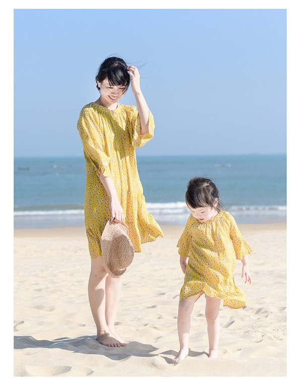 monbebe 親子お揃い 親子リンクコーデ yelone2.jpg