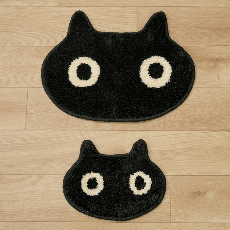 【新品】【未使用】ナショナル ミニミニマット あったか〜い座ぶとん ミニマット おしゃれ 洗える 約22×27cm アクセントマット 猫 玄関 小物