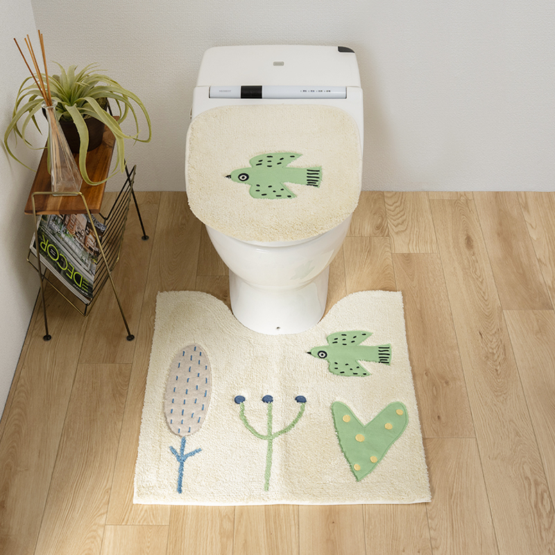 Atsuko Matano（アツコマタノ） トイレマットセット 2点 約60×60cm