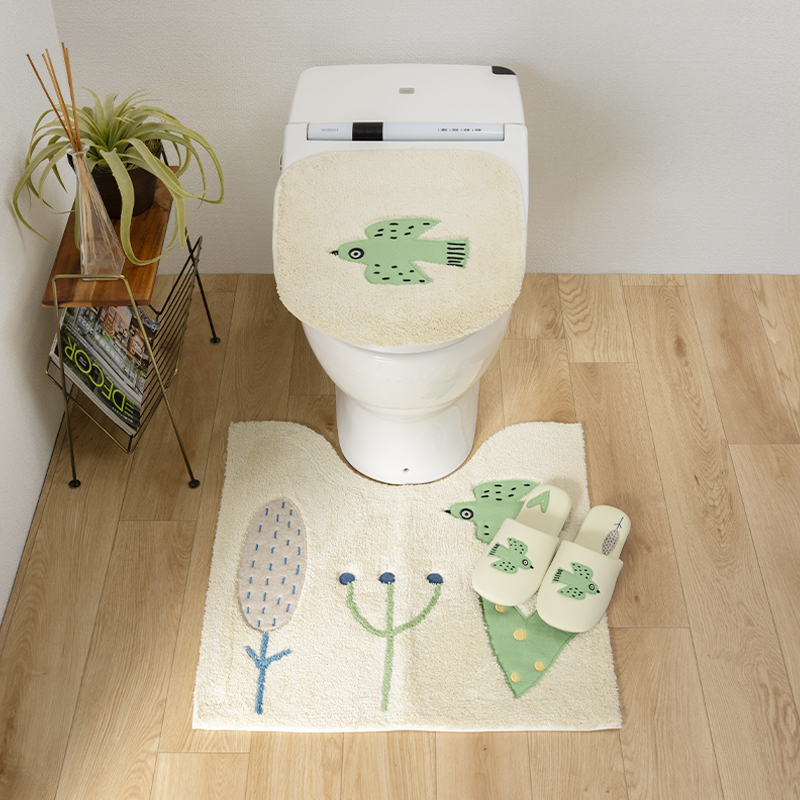 Atsuko Matano（アツコマタノ） トイレマットセット 3点 約60×60cm