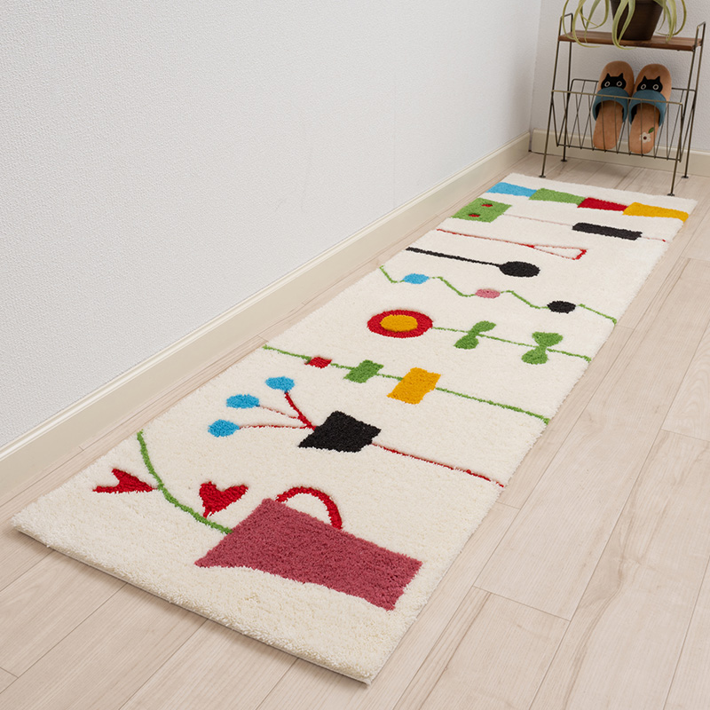 キッチンマット 180cm 台所マット 洗える 日本製 おしゃれ 滑り止め