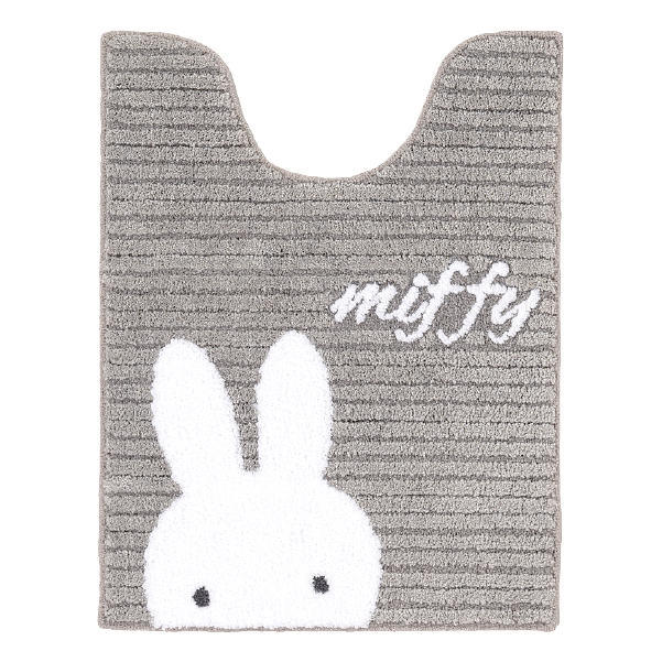 Miffy（ミッフィー） トイレマット ロング 約80×60cm おしゃれ 洗える