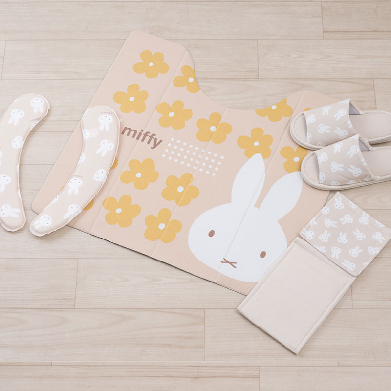 Miffy（ミッフィー） トイレマットセット 4点 PVCトイレマット+