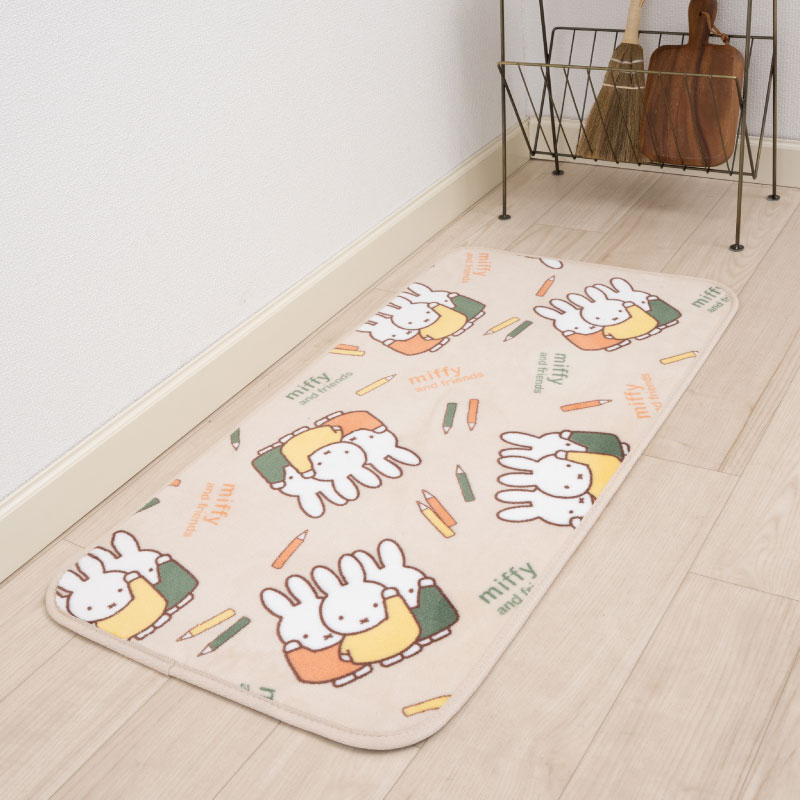 新品 〈MIFFY   Collection〉ミッフィー ラグ Miffy（ミッフィー） 玄関マット 屋内 室内 洗える おしゃれ 滑り止め