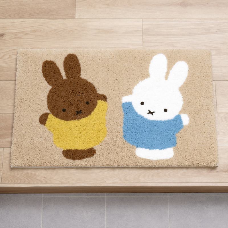 Miffy（ミッフィー） 玄関マット 屋内 室内 洗える おしゃれ 滑り止め