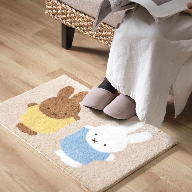 Miffy（ミッフィー） 玄関マット 屋内 室内 洗える おしゃれ 滑り止め