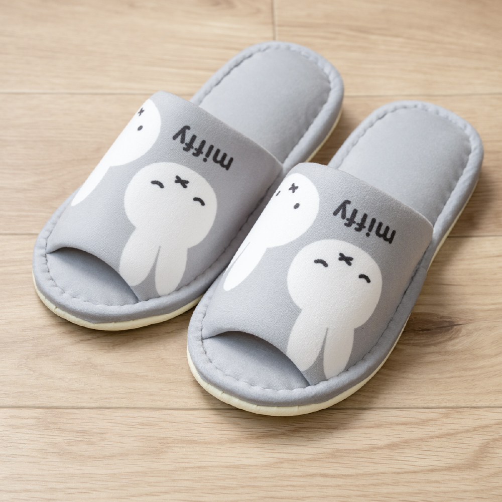 Miffy（ミッフィー） トイレスリッパ 室内 洗える おしゃれ 前開き