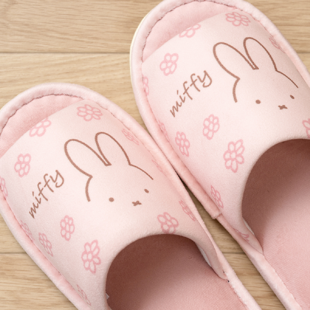 Miffy（ミッフィー） トイレスリッパ 室内 洗える おしゃれ 前開き