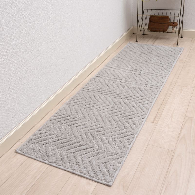 キッチンマット 150cm 洗える 台所マット おしゃれ 滑り止め 約50×150cm 日本製 北欧 HAUSKA プレリア センコー | センコー | 03