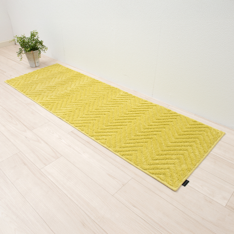 キッチンマット 150cm 洗える 台所マット おしゃれ 滑り止め 約50×150cm 日本製 北欧 HAUSKA プレリア センコー | センコー | 02