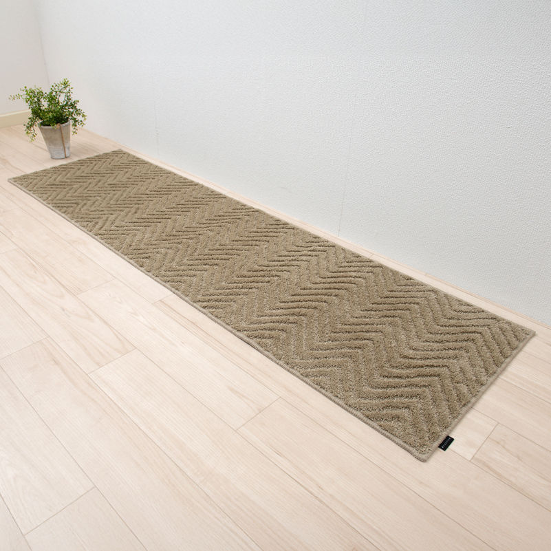 キッチンマット 180cm 洗える 台所マット おしゃれ 滑り止め 約50×180cm 日本製 北欧 HAUSKA プレリア センコー | センコー | 01