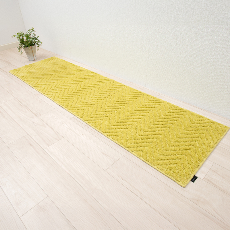 キッチンマット 180cm 洗える 台所マット おしゃれ 滑り止め 約50×180cm 日本製 北欧 HAUSKA プレリア センコー | センコー | 02