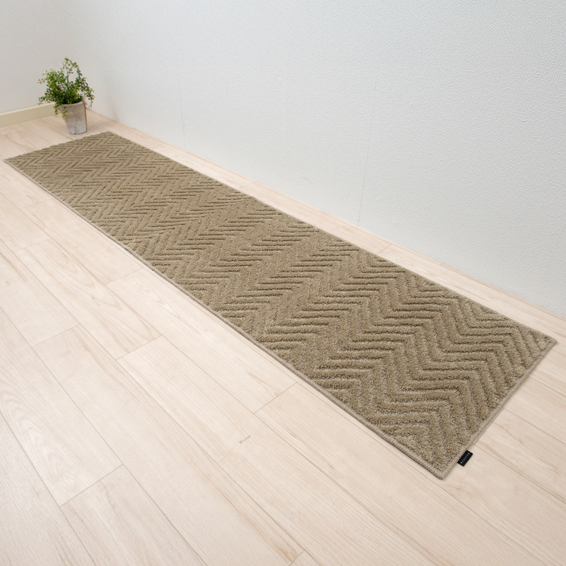 キッチンマット 210cm 洗える 台所マット おしゃれ 滑り止め 約50×210cm 日本製 北欧 HAUSKA プレリア センコー | センコー | 01