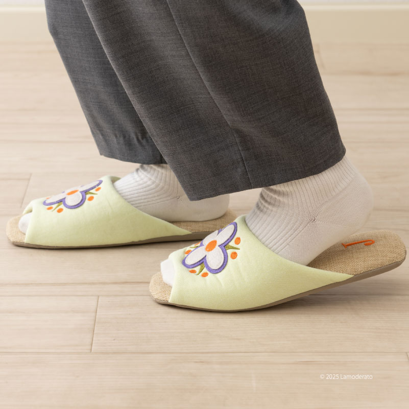 Jocomomola（ホコモモラ） スリッパ ルームシューズ 室内 来客用