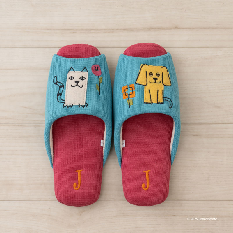 Jocomomola（ホコモモラ） スリッパ ルームシューズ 室内 来客用