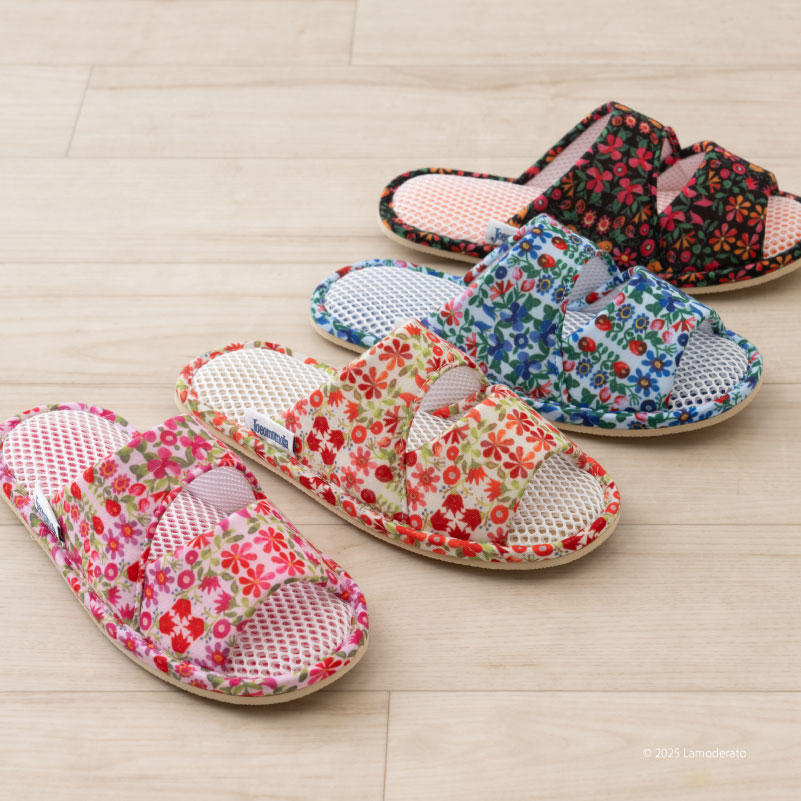 Jocomomola（ホコモモラ） スリッパ ルームシューズ おしゃれ 洗える