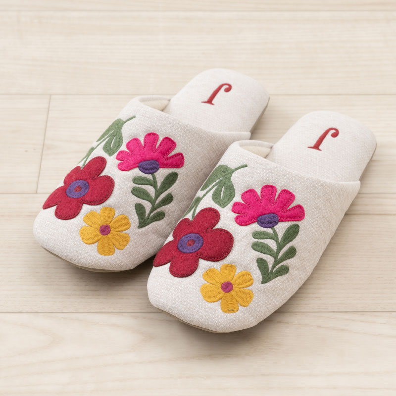 Jocomomola（ホコモモラ） スリッパ ルームシューズ 室内 洗える 来客