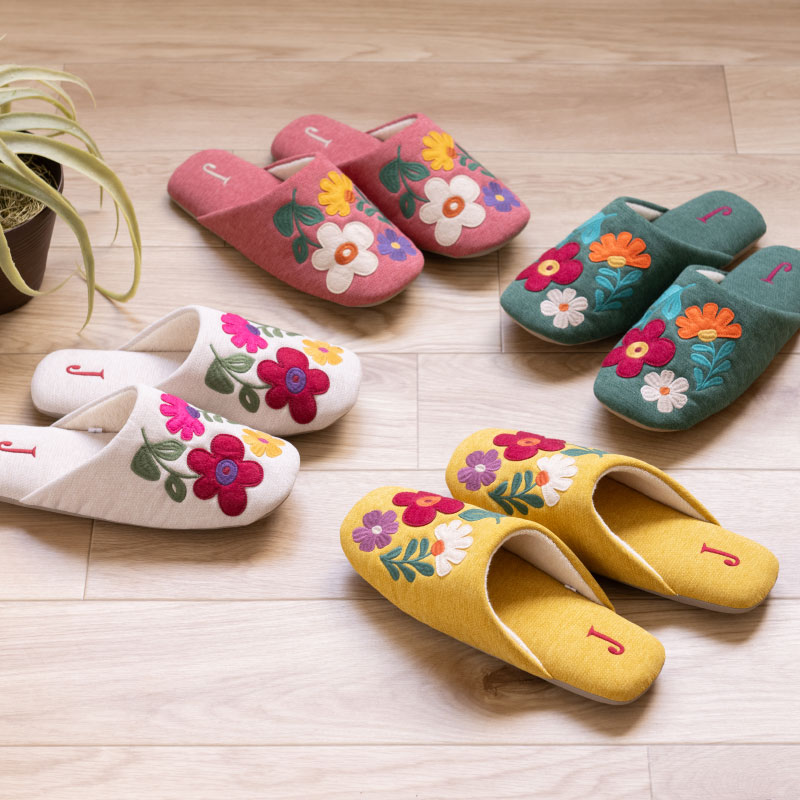 Jocomomola（ホコモモラ） スリッパ ルームシューズ 室内 洗える 来客