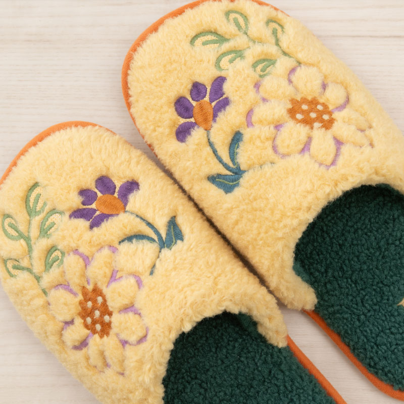 Jocomomola（ホコモモラ） スリッパ ルームシューズ 冬 あったか