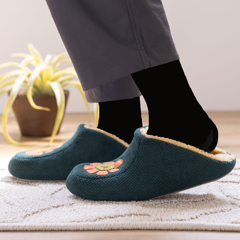 Jocomomola（ホコモモラ） スリッパ ルームシューズ 冬 あったか 室内