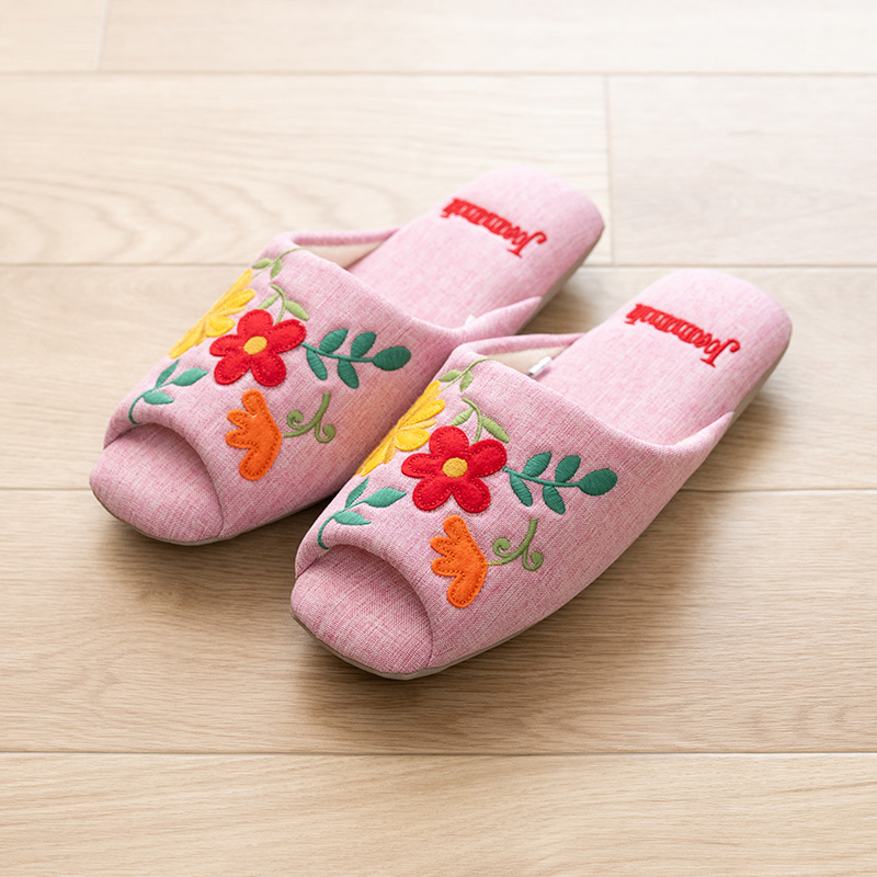 Jocomomola（ホコモモラ） スリッパ ルームシューズ 室内 夏 洗える