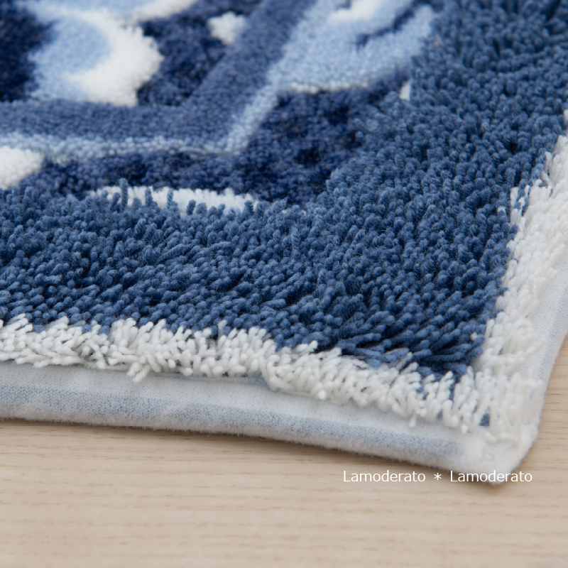 トイレマット ロング おしゃれ 洗える ブランド 日本製 滑り止め 大判 約80&times;65cm ランチェッティ ピッツォ 単品 センコー