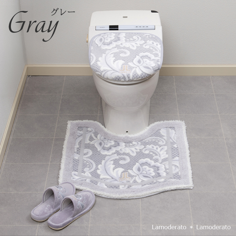 LANCETTI（ランチェッティ） トイレマットセット 3点 約65×65cm トイレ