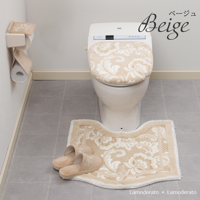 LANCETTI（ランチェッティ） トイレマットセット 3点 約65×65cm トイレ